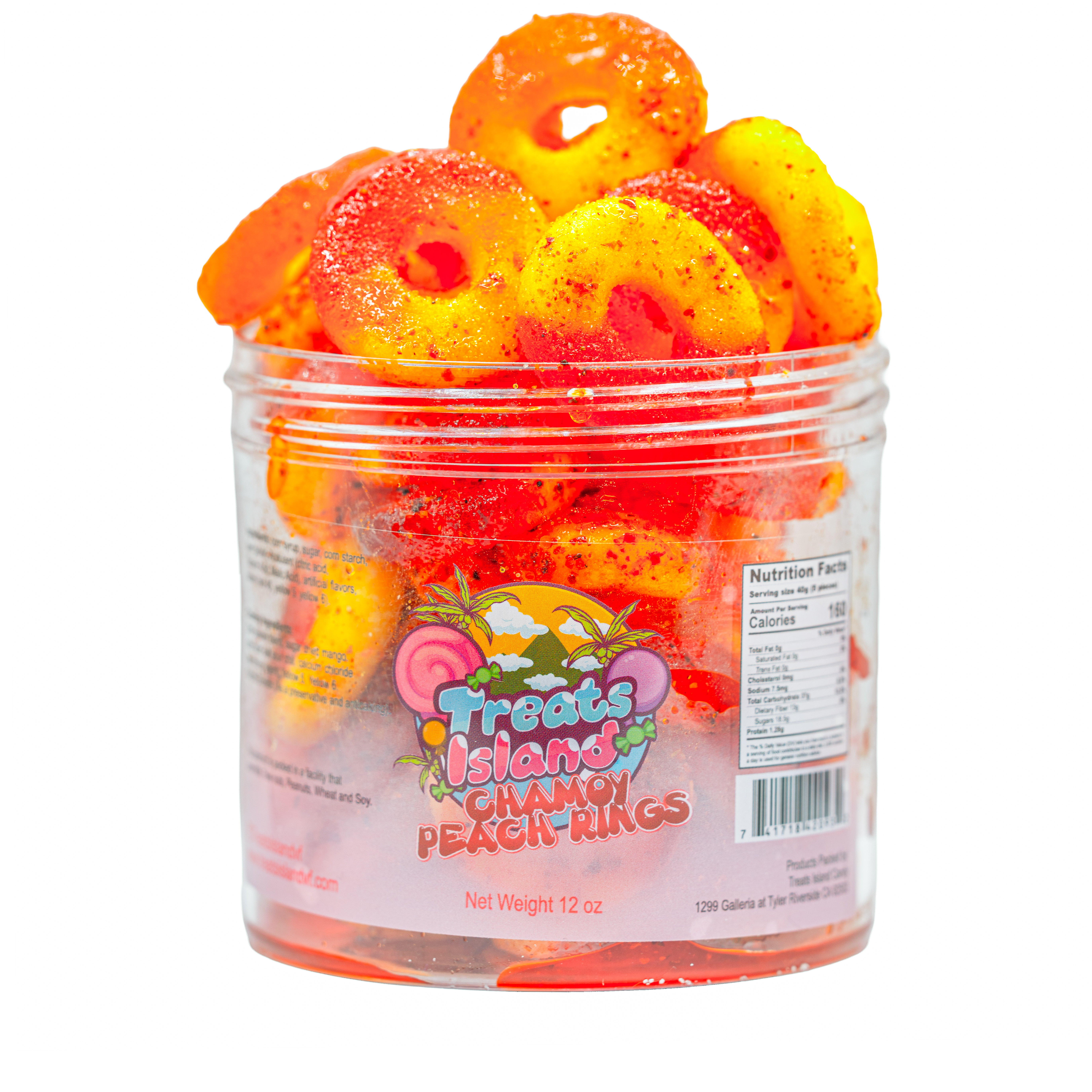 Treats Island Chamoy Peach Rings