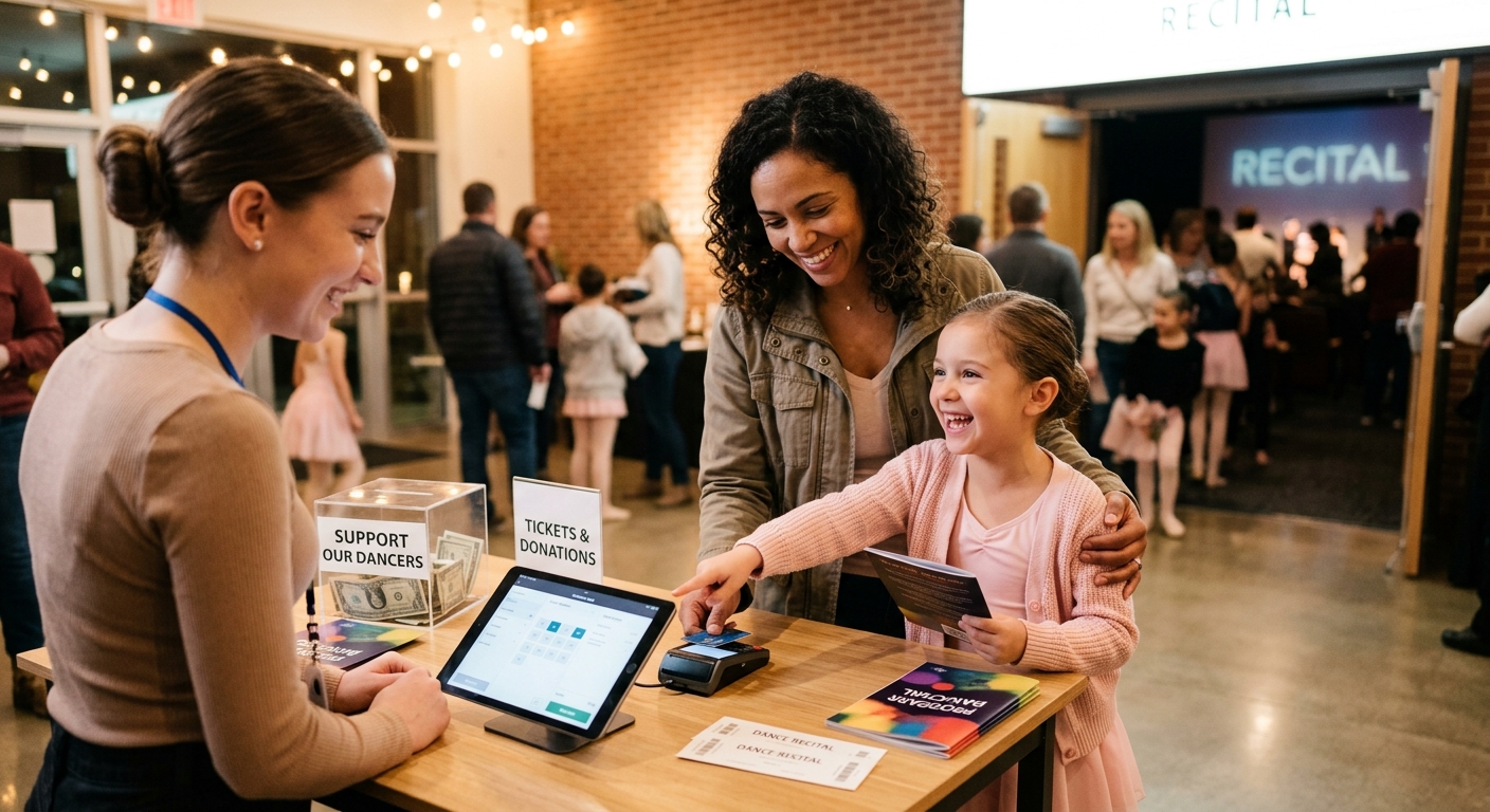 Dance Recital Ticketing Made Simple: How to Sell Tickets, Collect Donations, and Fund Your Studio (All in One Place)