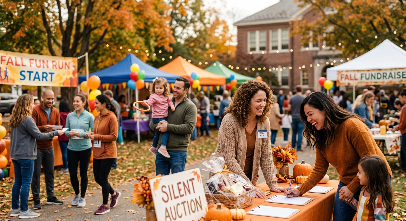 The Ultimate PTA/PTO Fall Fundraising Event Guide: How to Turn Your Carnival, Auction & Fun Run Into Maximum School Funding (2026 Edition)