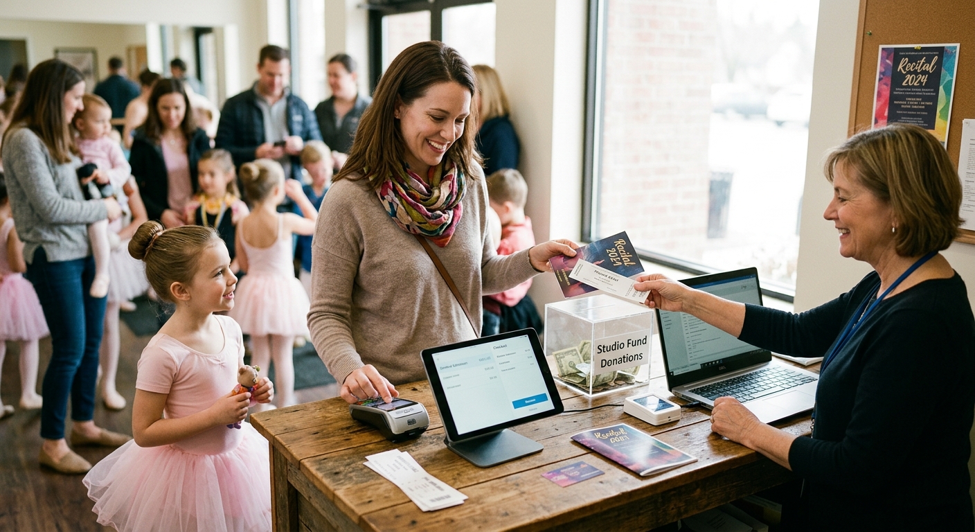 Dance Recital Ticketing Made Simple: How to Sell Tickets, Collect Donations, and Fund Your Studio (All in One Place)